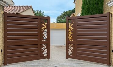 Les portails ALU &agrave;&nbsp;Cozes